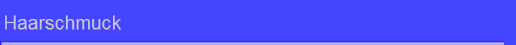 Haarschmuck