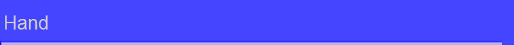 Hand